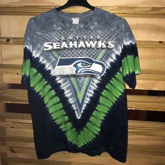 Majestic Shirts Vintage Tiedye Seattle Seahawks Tee Poshmark